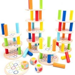 New Classic Toys Houten Torenspel - Balanseer Spel