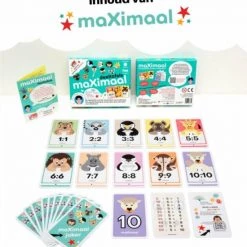 Maximal MaXimaal Deeltafels Deelsommen - Educatief Speelgoed - Rekenen, Tafels En Delen Wordt Kinderspel -educational games Winkel 550x577 6