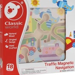 Classic World KLASSIEK WERELD Arcadespel Magnetisch Doolhof Van De Stad