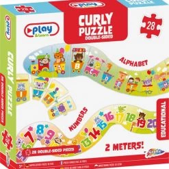 Grafix Play & Learn - Alfabet & Getallen Oefenen - Alfabet Leren - Speelmat - 28 Stukken