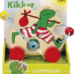 Bambolino Toys - Kikker Houten Trekfiguur - Educatief Speelgoed - Goed Voor De Motoriek -educational games Winkel 550x599 2
