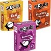 Squla Kaartspel 3 Stuks. Groep 1-2, Groep 3-4, Groep 5-6 Taal Rijmen, Spelling Woordjes En Rekenen Schatten