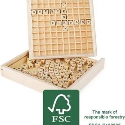 Small Foot Company - Woorden Vormen - 145 Houten Letters Van FSC? 100% - Hout -educational games Winkel 550x608