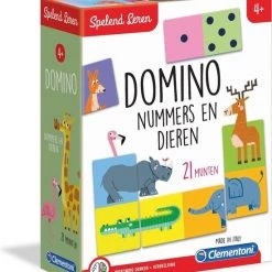 Clementoni Spelend Leren Dierendomino Educatief Spel