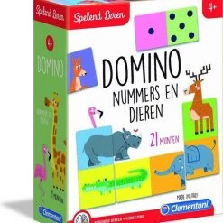 Clementoni Spelend Leren Dierendomino Educatief Spel -educational games Winkel 550x620 2