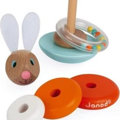 Janod Lapin - Stapeltuimelaar Konijn -educational games Winkel 550x668 4