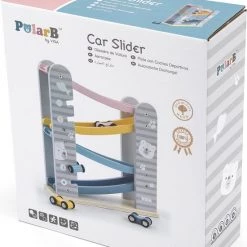 PolarB - Houten Autobaan - 4 Autootjes - Houten Speelgoed Vanaf 18+ Maanden -educational games Winkel 550x675 3