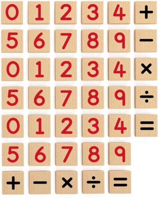 Vigatoys Viga Toys Magnetische Cijfers 40-delig 5 Vigatoys Viga Toys Magnetische Cijfers 40-delig - Afbeelding 5