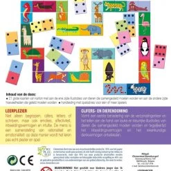Clementoni Spelend Leren Dierendomino Educatief Spel -educational games Winkel 550x709