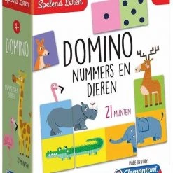 Clementoni Spelend Leren Dierendomino Educatief Spel -educational games Winkel 550x710