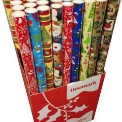 Planet Happy Rol Kerstpapier 200X70Cm 10 Ass. Hoomark