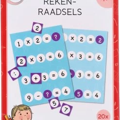 Toy Universe Reken Raadsels- Rekenen - Leren Rekenen - Oefenen - Spelletjes - Spelend Leren- Educatief Spelletje - Leren Is Leuk - Jongens - Meisjes - Feestje - Cadeautje - 4+ Jaar -sinterklaas - Schoencadeau