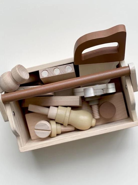 Konges Slöjd Houten Gereedschapskist Multi Konges Sløjd 2 Konges Slöjd Houten Gereedschapskist Multi Konges Sløjd - Afbeelding 2