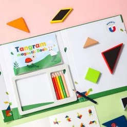 Dorjee Tangram Puzzel - Educatief Montessori Speelgoed - Magnetisch Speelboek -educational games Winkel 550x733 37