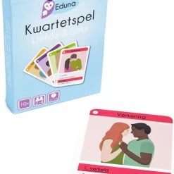 Eduna Kwartet Liefde En Seks, Spel, Educatief, Seksuele Voorlichting, Vriendschap En Relaties, Onderwijs, Instellingen, Gezin, Educatie, Educatief
