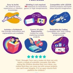 Twin Science | Nieuwsgierigheidskit | Compatibel Met Grote Merken????? | STEM-leren Arduino-gebaseerd| Robotica | Codering | Programmeren | Omvat 15 Pilot Doe-het-zelf-experimenten -educational games Winkel 550x785 2