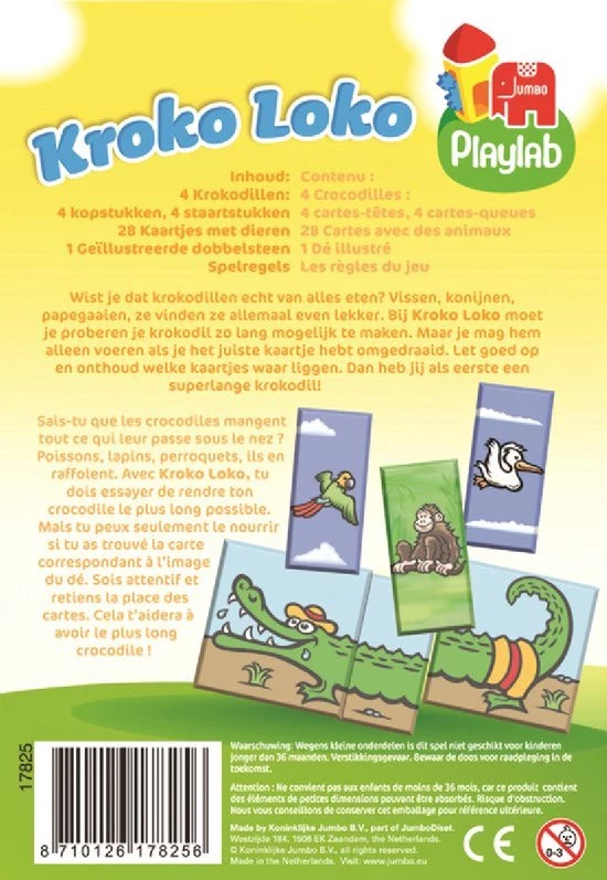 Jumbo Kroko Loko Kinderspel 8 Jumbo Kroko Loko Kinderspel - Afbeelding 8
