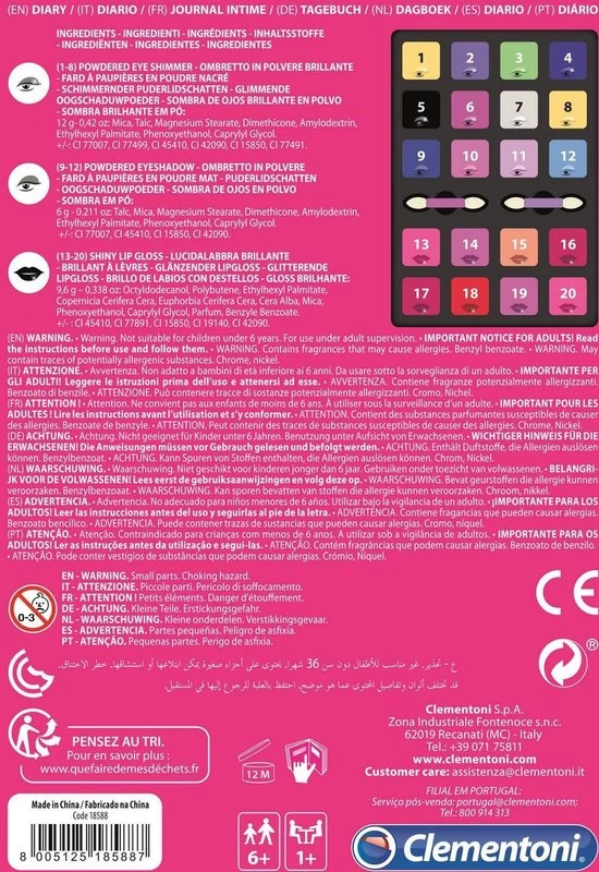 Clementoni - Crazy Chic - Fashion Make-up Boek 4 Clementoni - Crazy Chic - Fashion Make-up Boek - Afbeelding 4