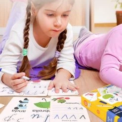 MiDeer Ik Leer Schrijven Woorden & Rekenen (2 Separate Sets) - Engelse Woorden Leren - Herbruikbare Pennen En Kaarten - 2 Verschillende Sets Pennen En Kaarten - Flash Card Voor Vroeg Onderwijs: Ik Leer Engelse Woordjes & Ik Leer Rekenen -educational games Winkel 550x825 2